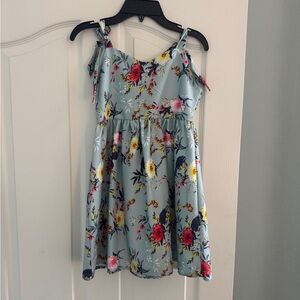 Floral Sundress with Spaghetti Straps